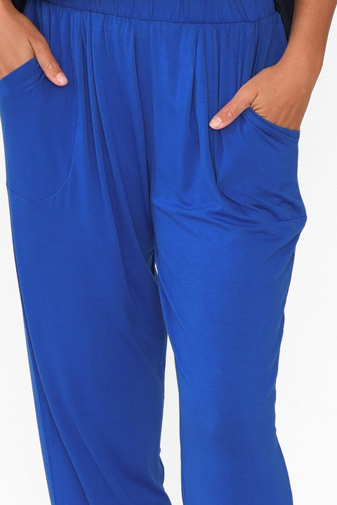 Parker Hot Pink Linen Blend Pants - Blue Bungalow NZ