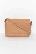 Dallas Beige Quilted Leather Bag