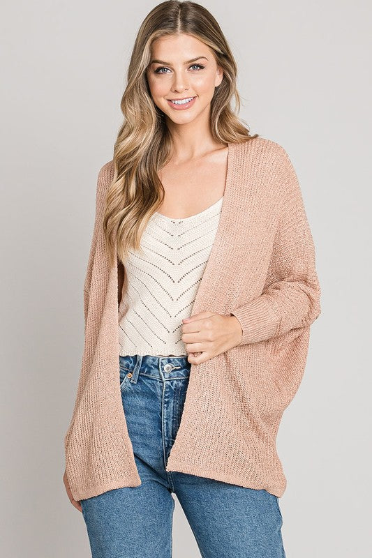 Beige Don't Say No Cardigan