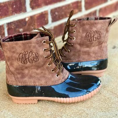 Short Monogram Duck Boots – Monogram 