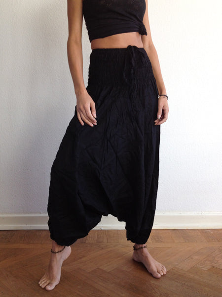 Pantalones Harem Negro | UNDABA.ES | Unisex, Ideal Yoga –