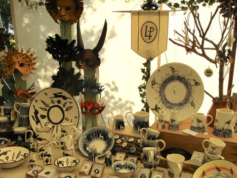 Louise Pettersson craftsperson, stall at Clare Priory Craft Fair 