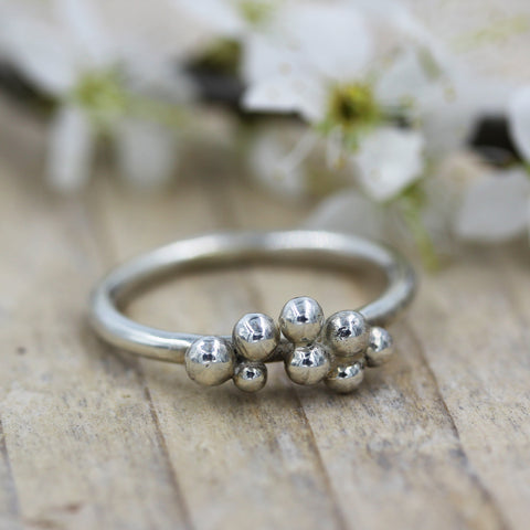 'Small Moments' ring in sterling silver by Gemma Tremayne Jewellery