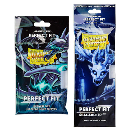 Dragon Shield Perfect Fit Re-sealable Sleeves Smoke/Clear – Sleeping Dragon  Gaming