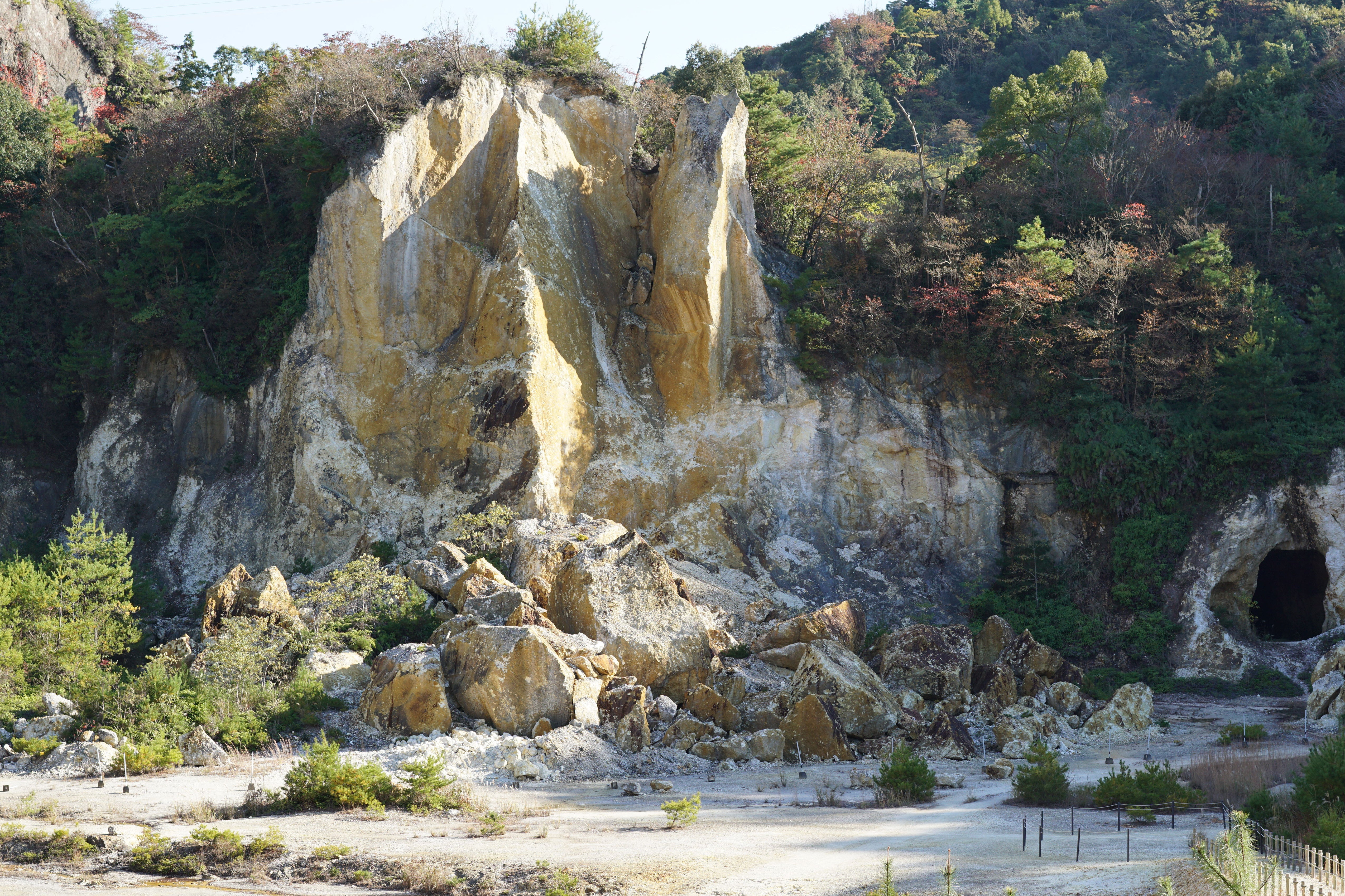 old excavation site for kaolinite in Arita