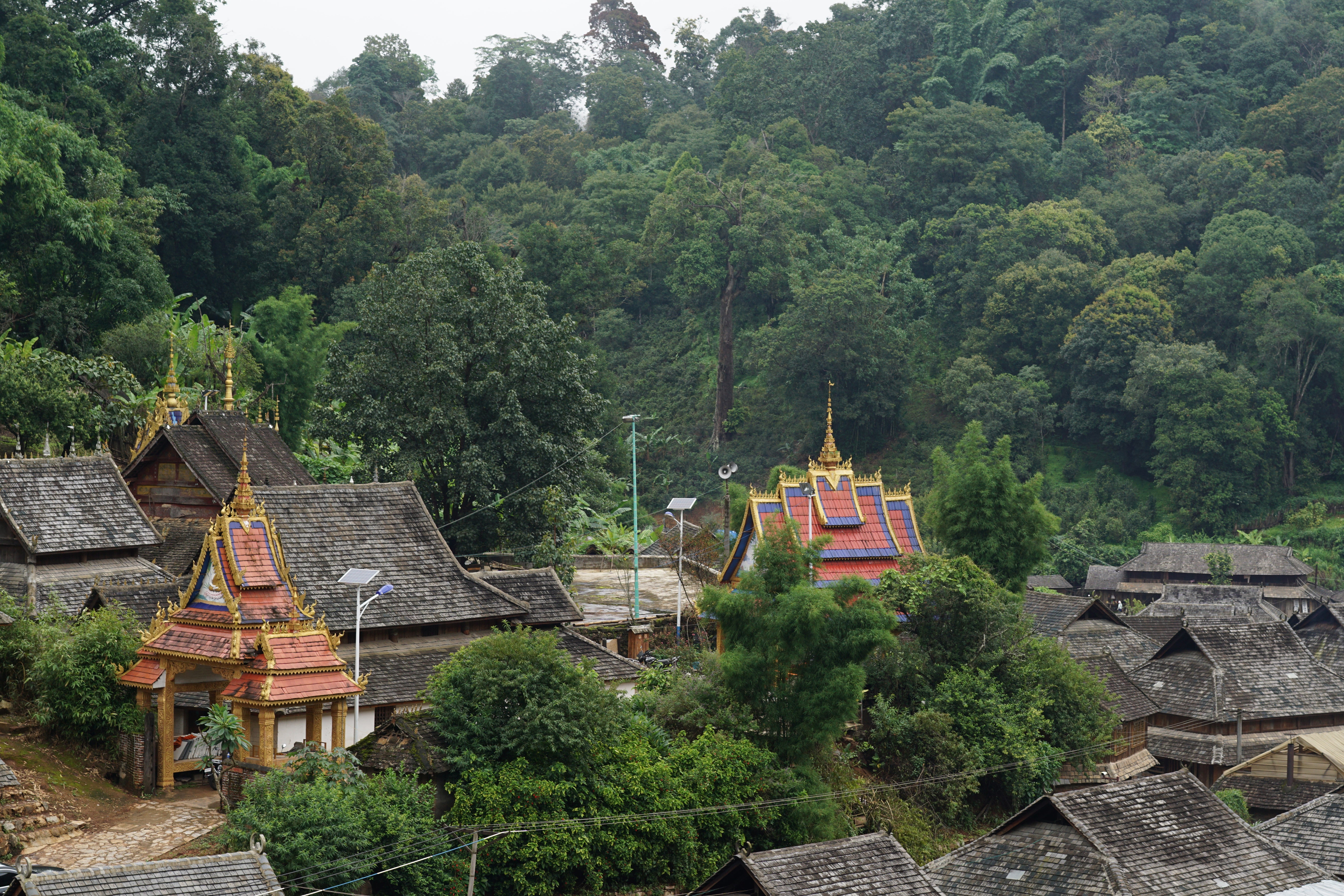 ethnic group settlement village in yunnan