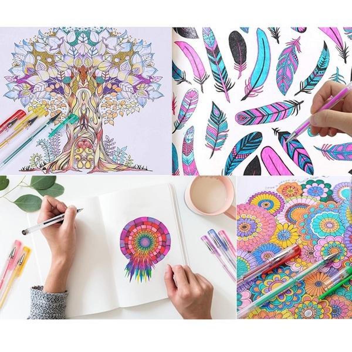 gel pens for adult coloring books