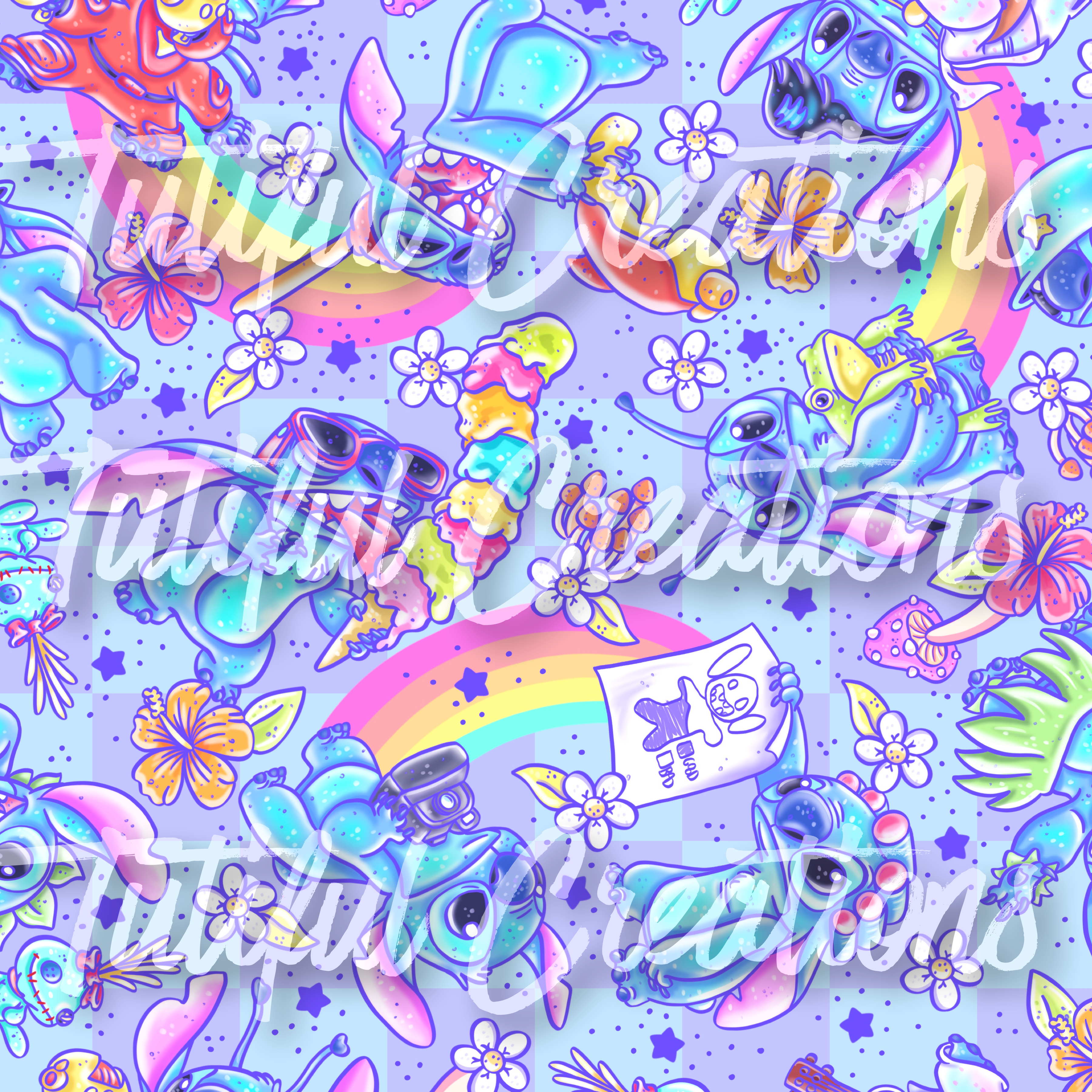 RAINBOW ALIEN (SELECT style/size etc.) rib knit