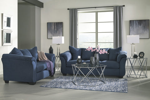 Darcy Blue Sofa And Loveseat Mealey S Furniture
