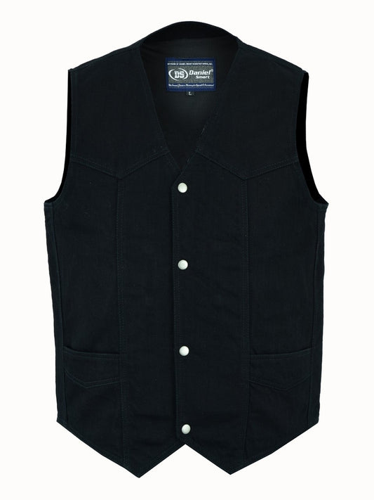 Concealed carry clearance denim vest