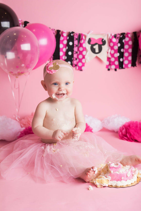 minnie mouse high chair tutu