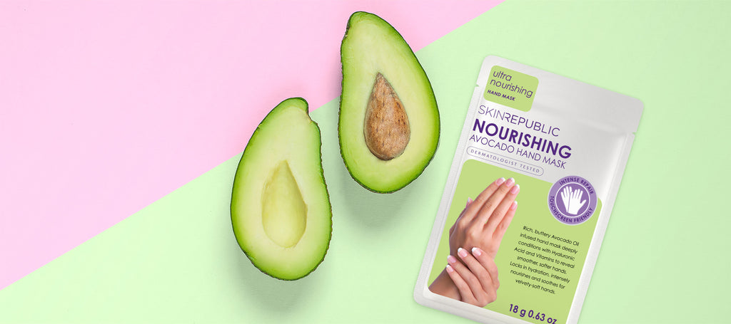 SKIN REPUBLIC NOURISHING AVOCADO HAND MASK TREATMENT