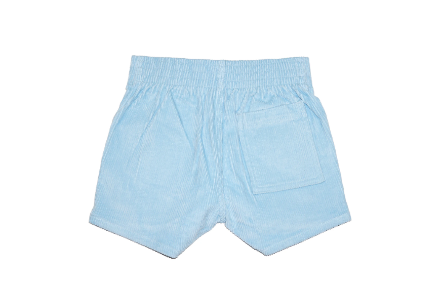 Corduroy Shorts in Powder Blue