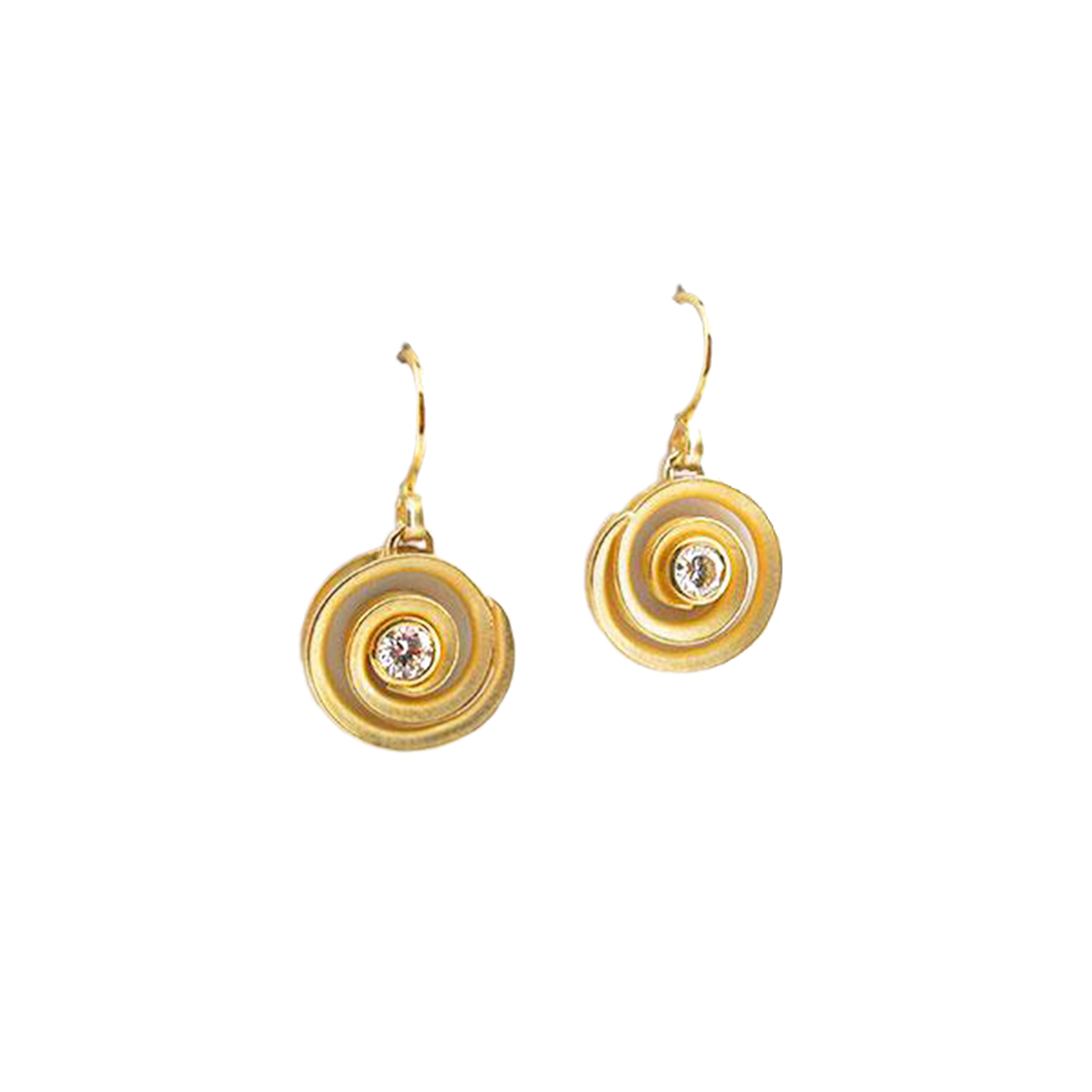 Barbara Heinrich Swirl Drop Earrings