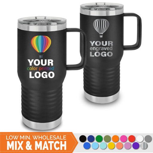 Wholesale Logo Engraved Insulated Can Cooler Bulk Beverage Holder- $14 — Bulk  Tumblers