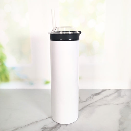 Wholesale 20oz DIY Sublimation Straight Skinny Tumbler With Sealed Lid  Coating For Heat Transfer Bottle For WeddingGift - AliExpress