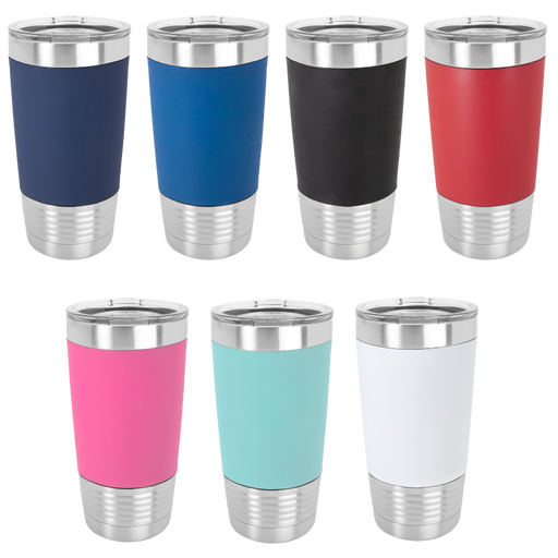20 oz Stainless Steel Insulated Travel Tumbler with Handle - Powder Co —  Bulk Tumblers