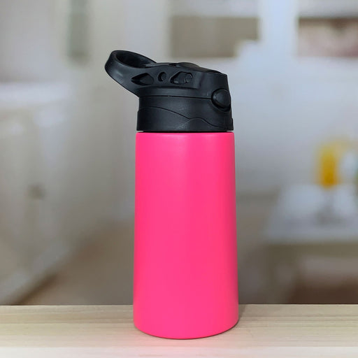 12 Oz Wide Mouth Vacuum Insulated Stainless Steel Bottle Multiple Lids –  Polerce Bottles