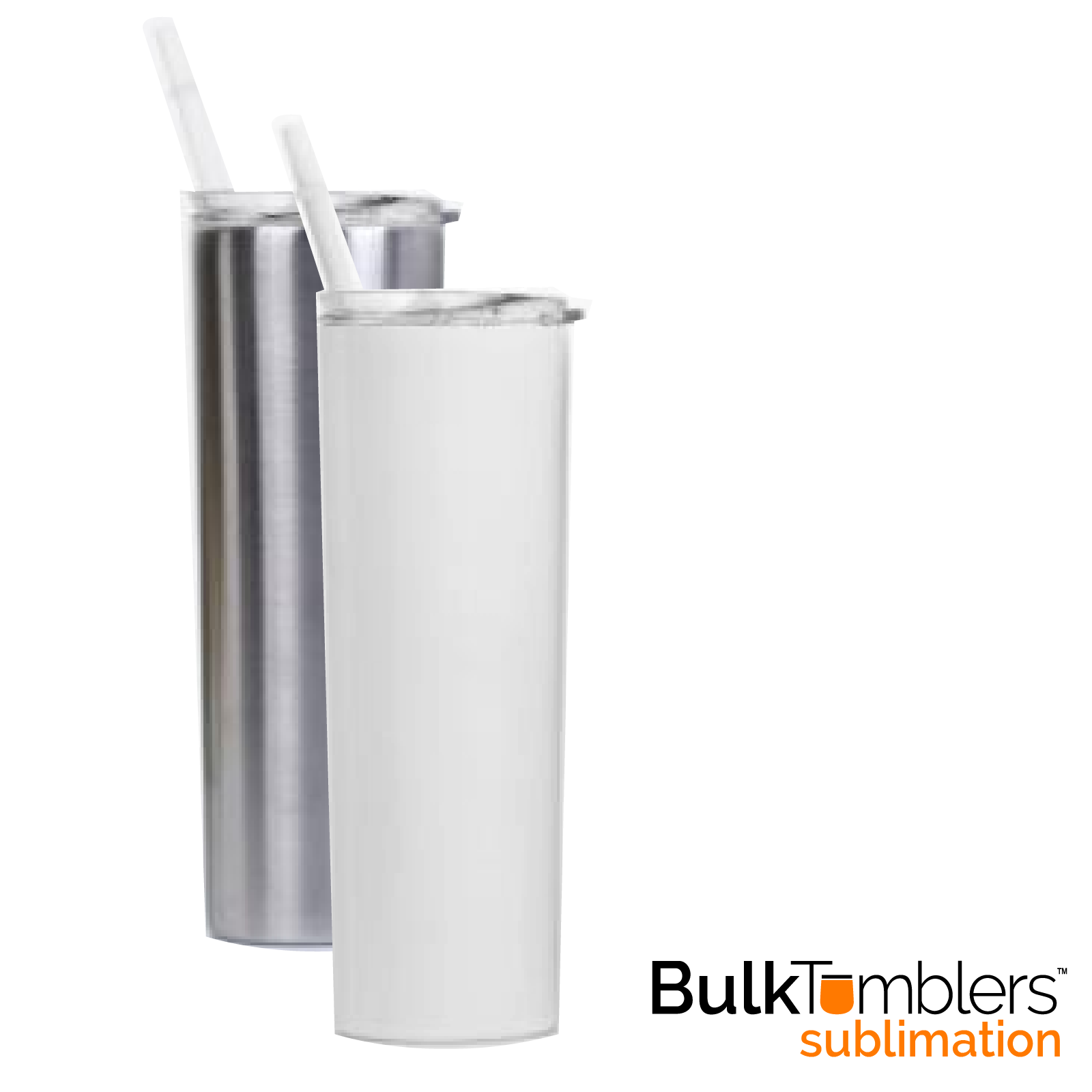 Download 20 oz SUBLIMATION Straight-Up Skinny Stainless Steel Insulated Blank T - Bulk Tumblers