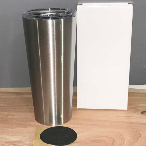 20 Oz Stainless Steel Tapered Skinny Tumbler With Handle – IDC