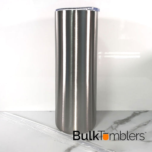 Skinny Tumblers 20 Oz Stainless Steel Tumbler Bulk with Lids and Straws  Blank Slim Insulated Cup Dou…See more Skinny Tumblers 20 Oz Stainless Steel