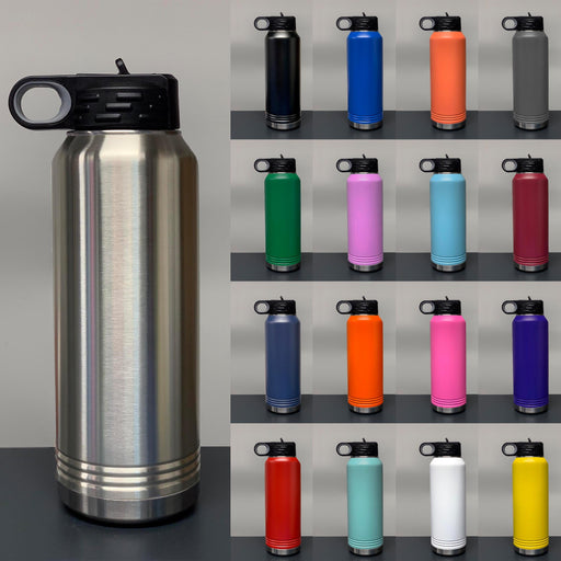 NOVALOUS 32oz. Insulated Stainless Steel Water Bottle