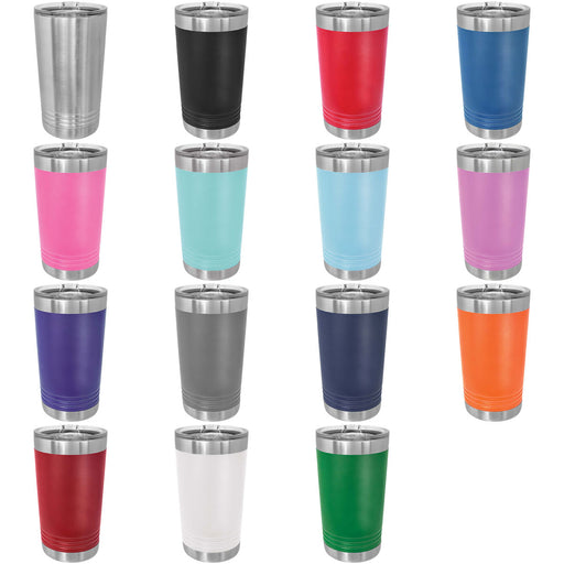 20oz SKINNY Sublimation Tumbler - Straight Skinny Glow-in-the-Dark