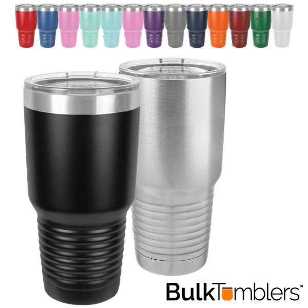 Case Of 24 Blank 30 Oz Stainless Steel Insulated Suregrip Tumblers W Bulk Tumblers