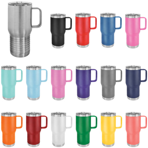 15 oz Stainless Steel Insulated Coffee Mug Powder Coated Double Wall Steel  Insulated (Blank)