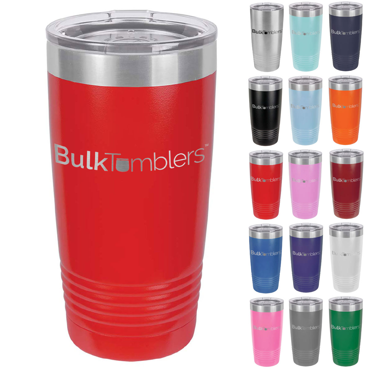 20 Oz Promo Personalized Logo Tumble Laser Engraved On Insulated Steel Bulk Tumblers