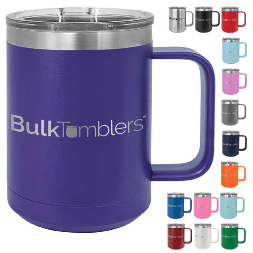 Wholesale Logo Engraved 40oz Handled Insulated Bulk Tumblers - $23.50