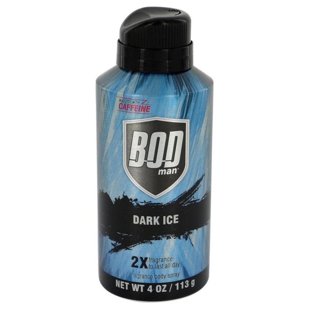 Bod Man Dark Ice By Parfums De Coeur Body Spray 4 Oz For Men