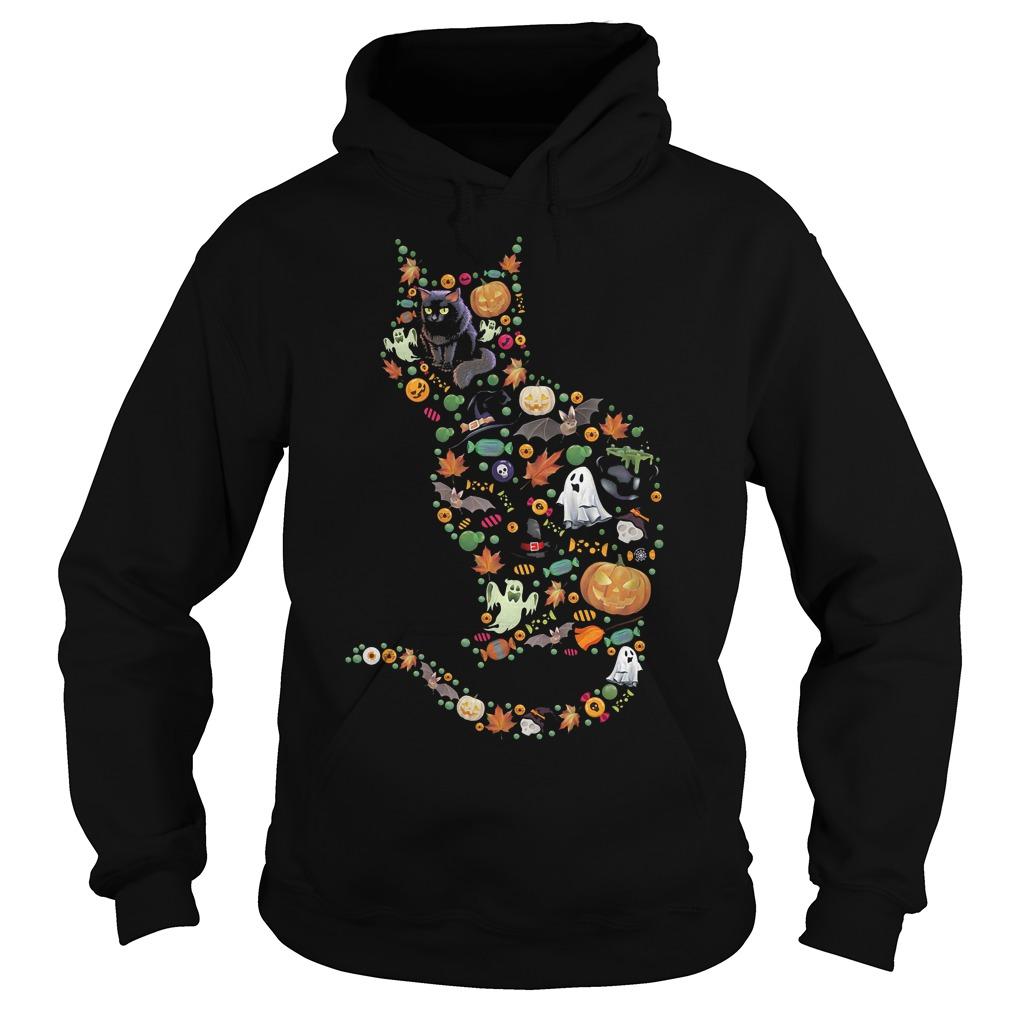 Halloween Cat T Shirt