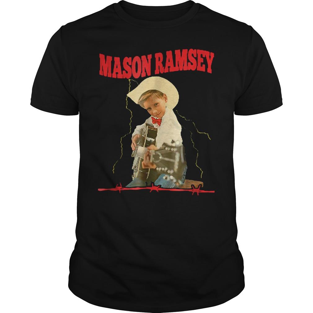 Mason Singer Ramsey Boy Guitar Classic Guys / Unisex Ts Shirts