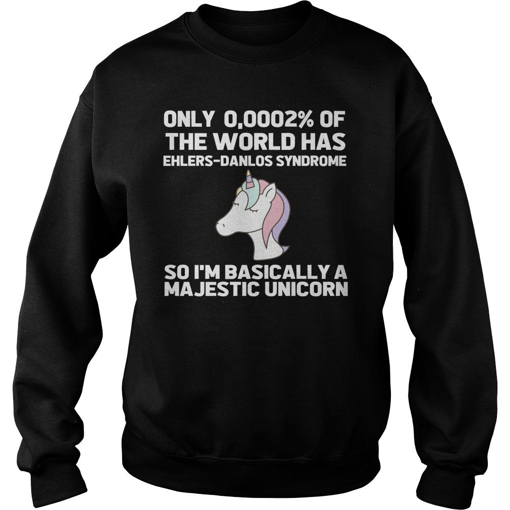 Unicorn Only 0 0002 Of The World Has Ehlers Danlos Syndrome Unisex