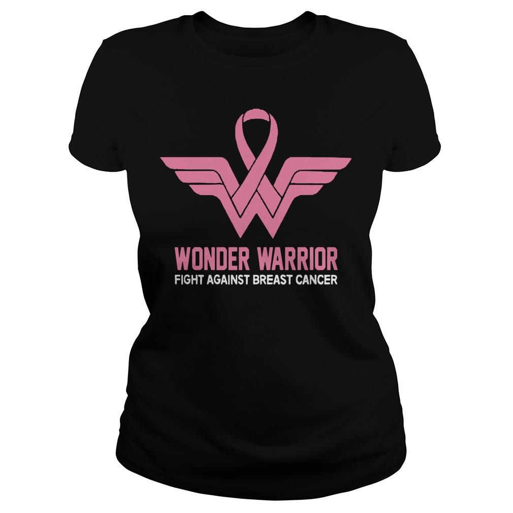 Wonder Warrior Fight Against Breast Cancer Classic Ts Shirts