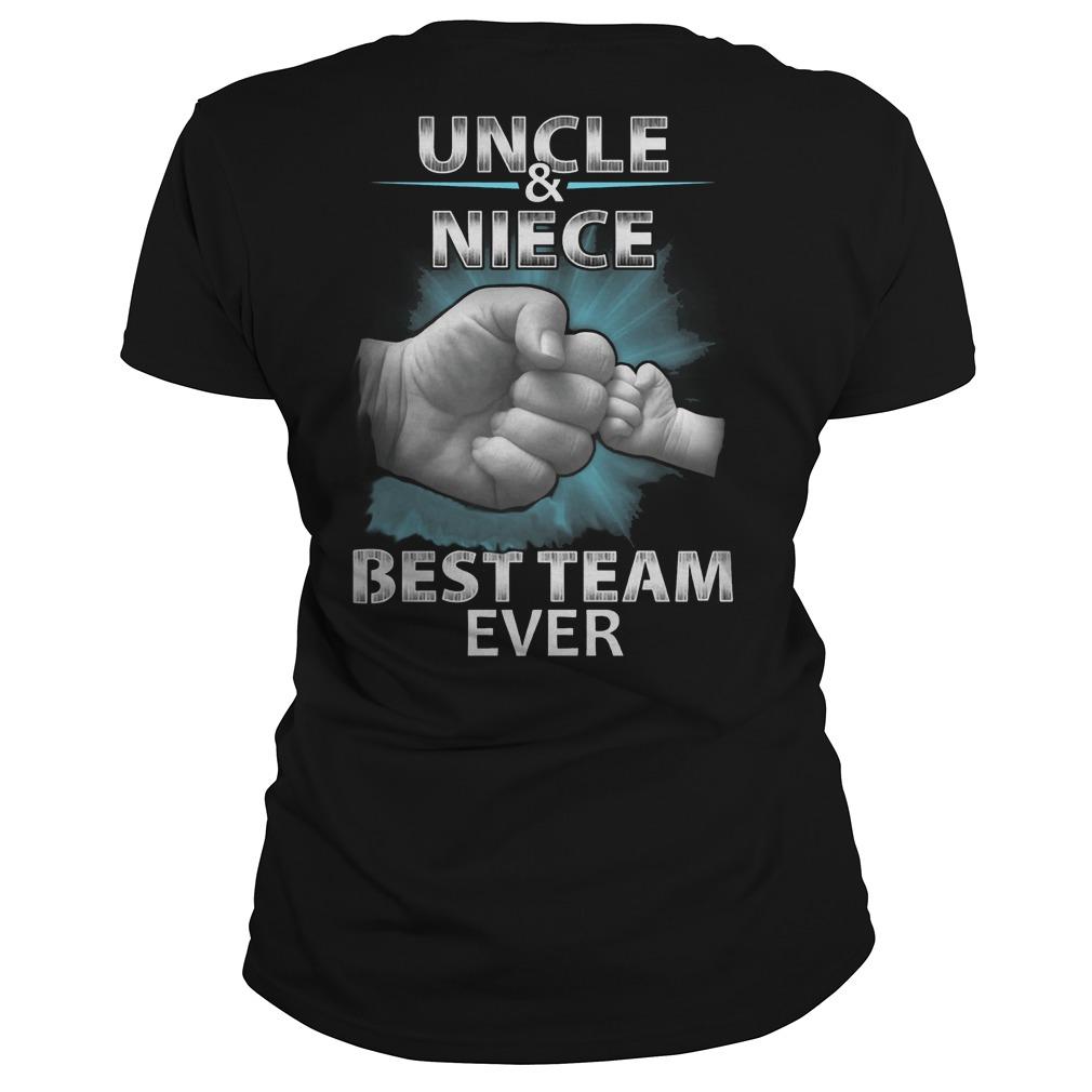 Uncle And Niece Best Team Ever Classic Ts Shirts