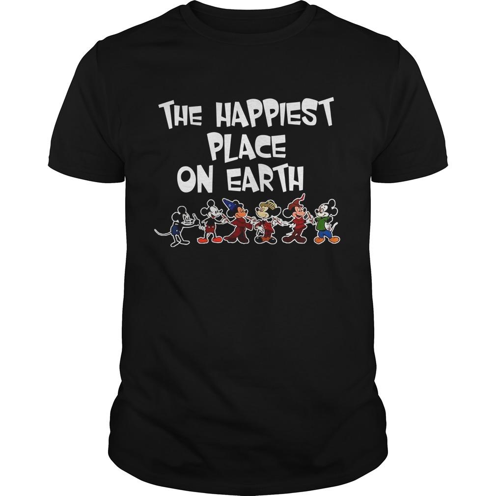 The Happiest Place On Earth Mickey Classic Guys / Unisex Ts