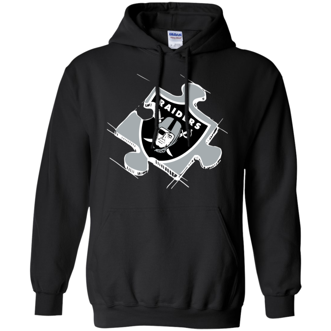 Oakland Raiders Autism Puzzle Shirts