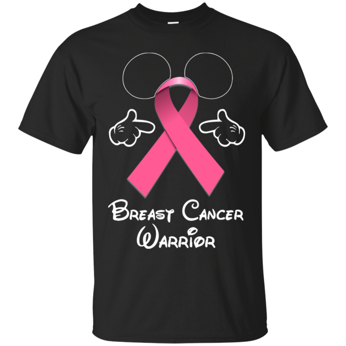 Mickey Breast Cancer Warrior T-shirt