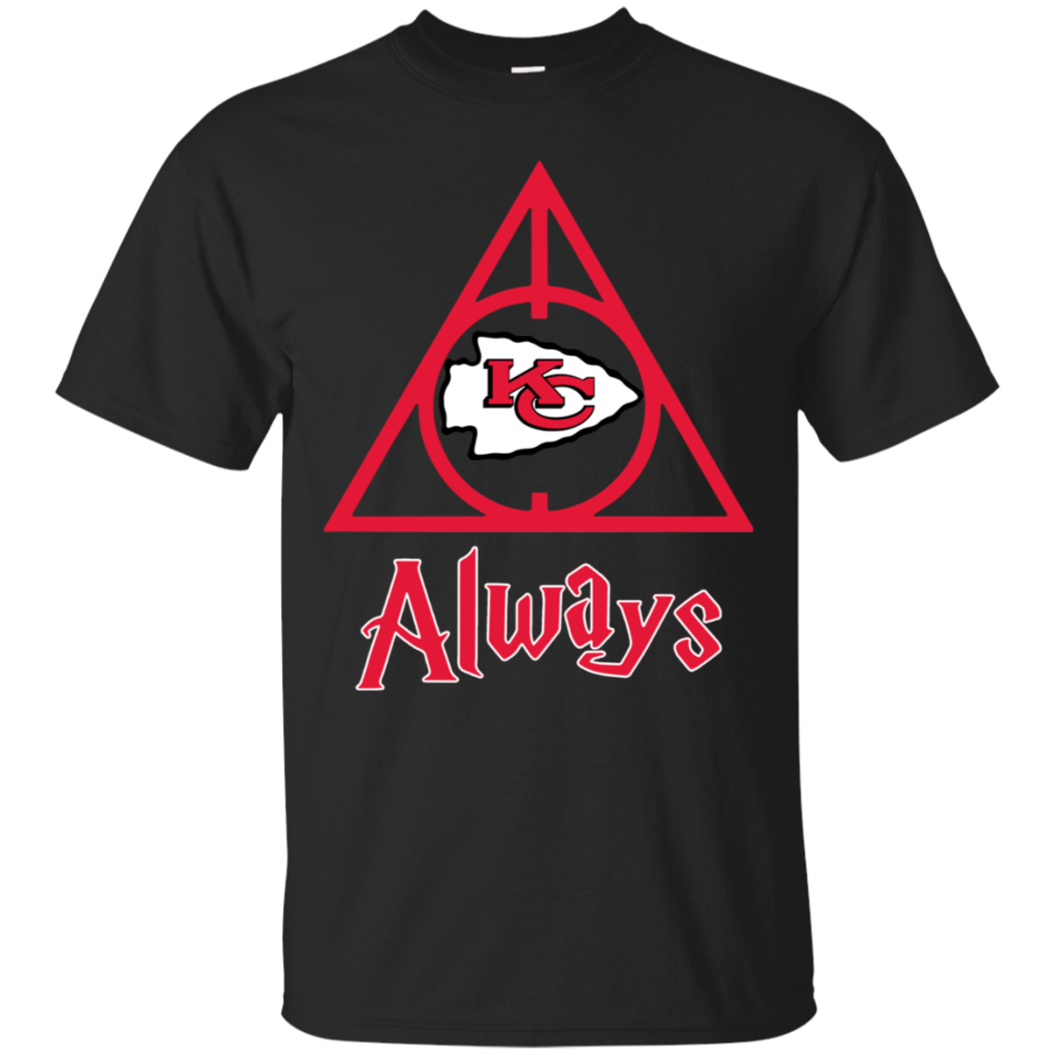 Kansas City Chiefs Always Harry Potter Deathly Hallows T-shirt