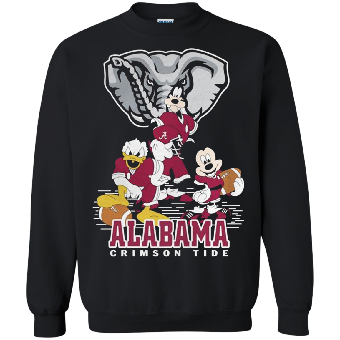 Mickey Donald Goofy Alabama Crimson Tide 
