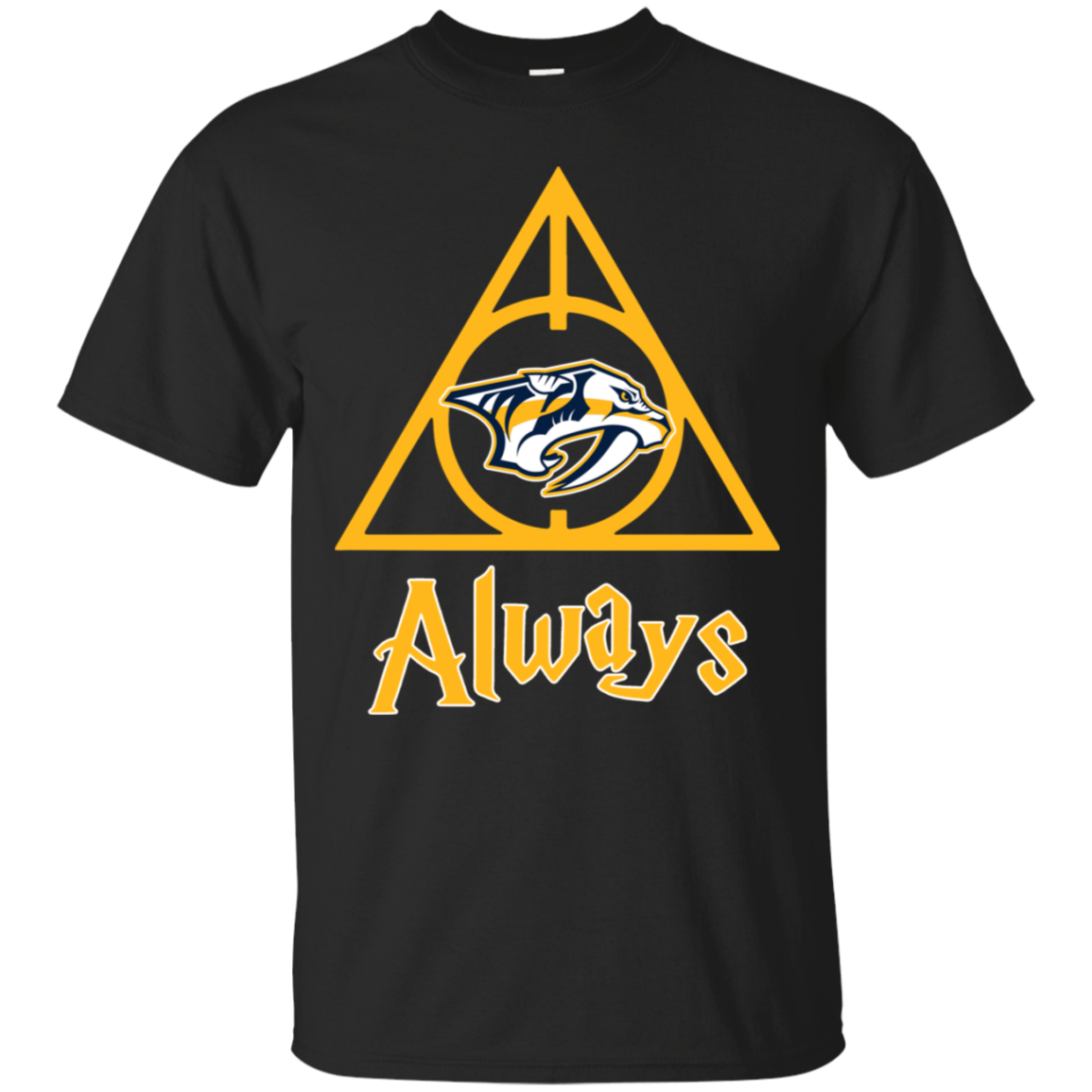 Nashville Predators Always Harry Potter Deathly Hallows T-shirt