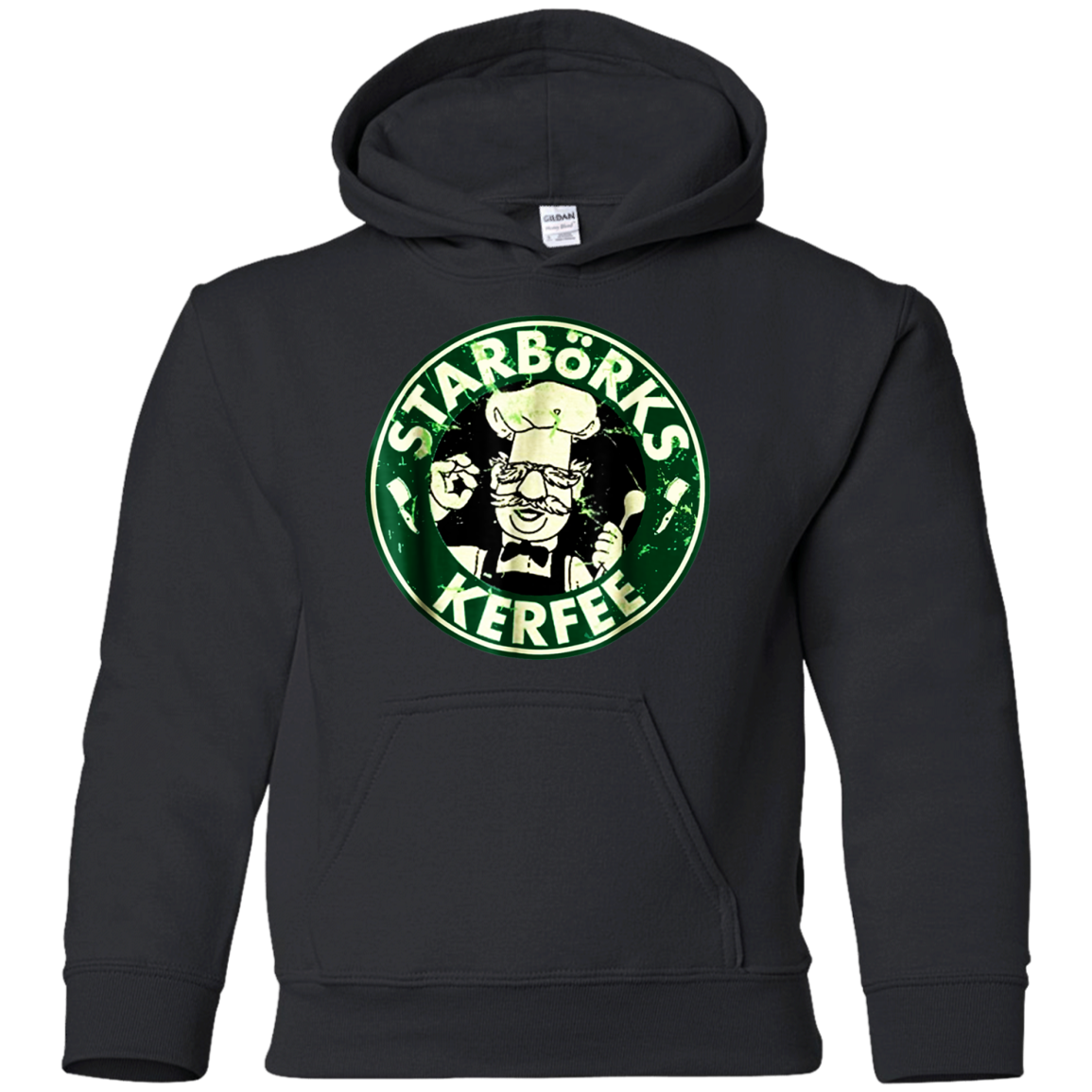 Starborks Kerfee Chef Funny Parody Shirt G185b Pullover 