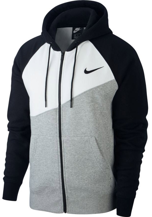 mens black nike zip up hoodie