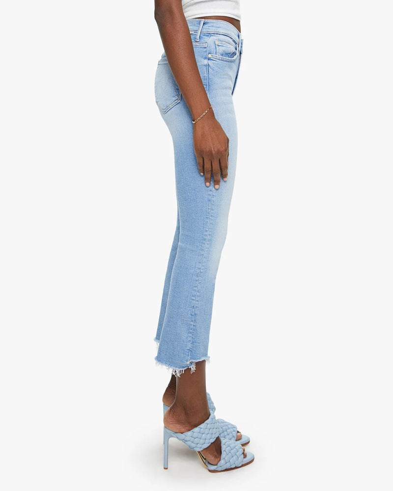 Insider Crop Step Fray Jeans - MOTHER | Luxury Designer Fashion