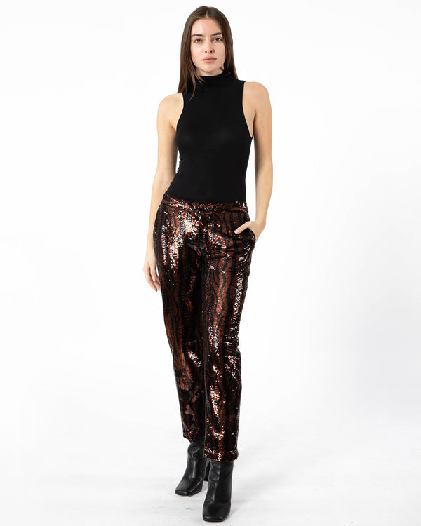 Next SEQUIN STANDARD - Leggings - Trousers - pink holographic sparkle/pink  - Zalando.de