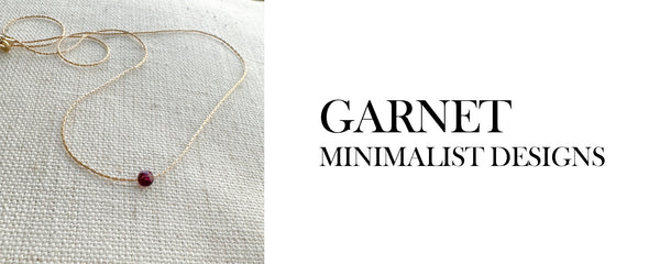 Garnet Necklace Extra Fine | Mi Cielo London