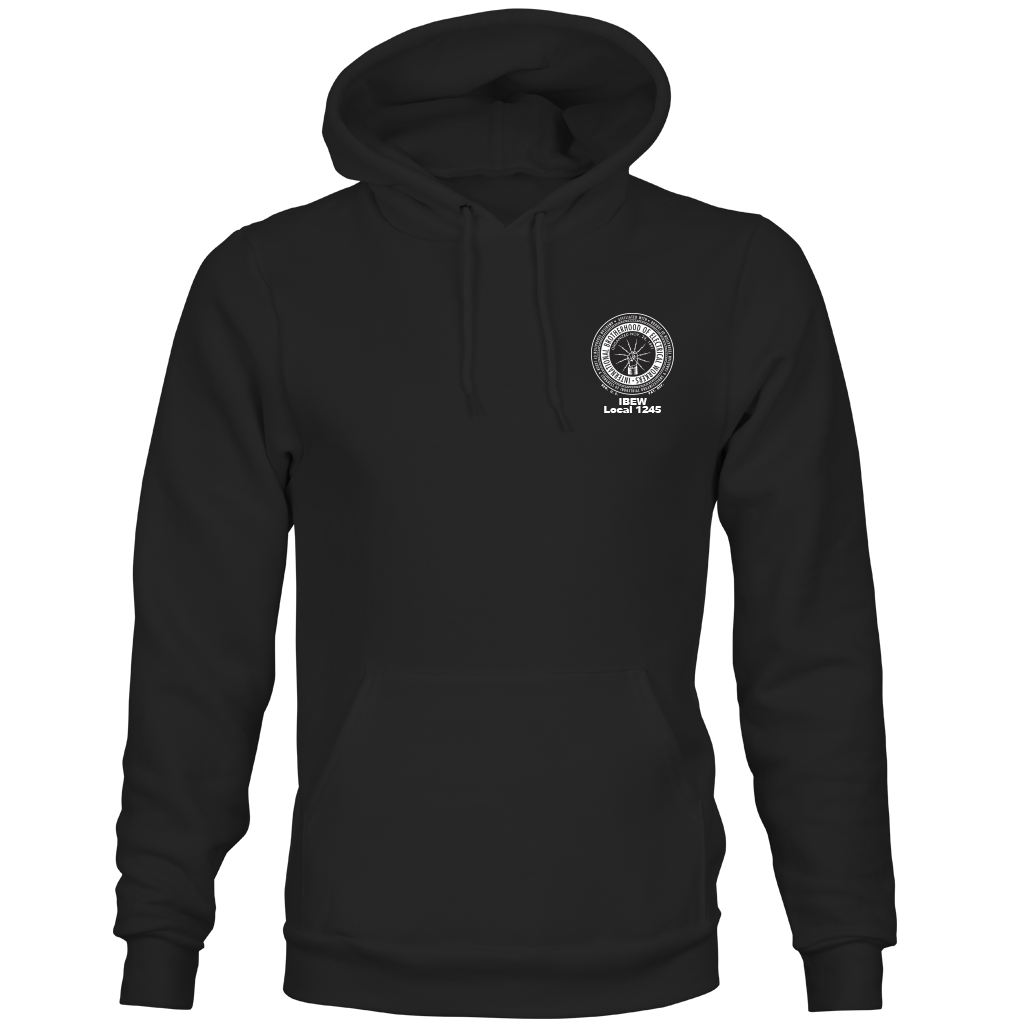 Black Pullover Hoodie – IBEW1245