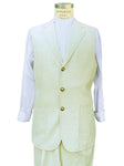 Primordial Shapes 2pc Zoot Suit Vest Set - Off White
